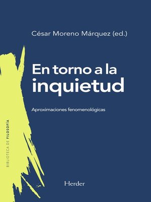 cover image of En torno a la inquietud